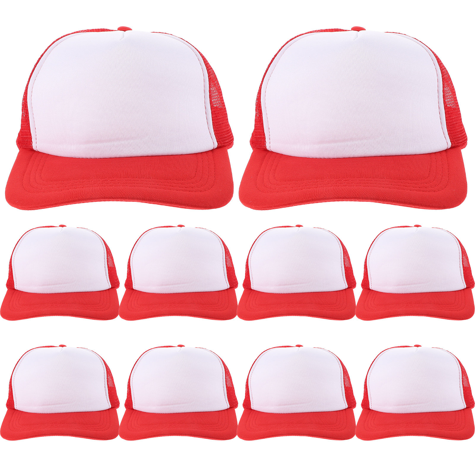 Hat Sublimation Blank - 10Pcs Blank Baseball Caps Mesh DIY