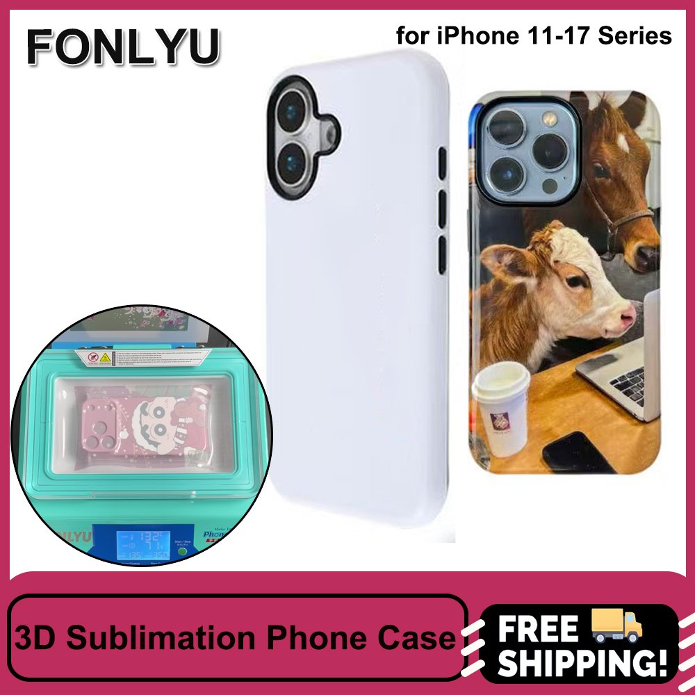 Phone Case Blank Print - 10PCS 2 in 1 3D Sublimation