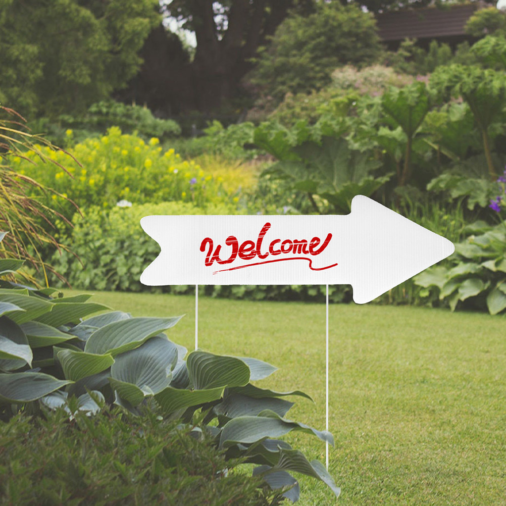 2Pcs Blank Arrow Yard Sign Cor - đánh giá và giá Yard Sign Blank