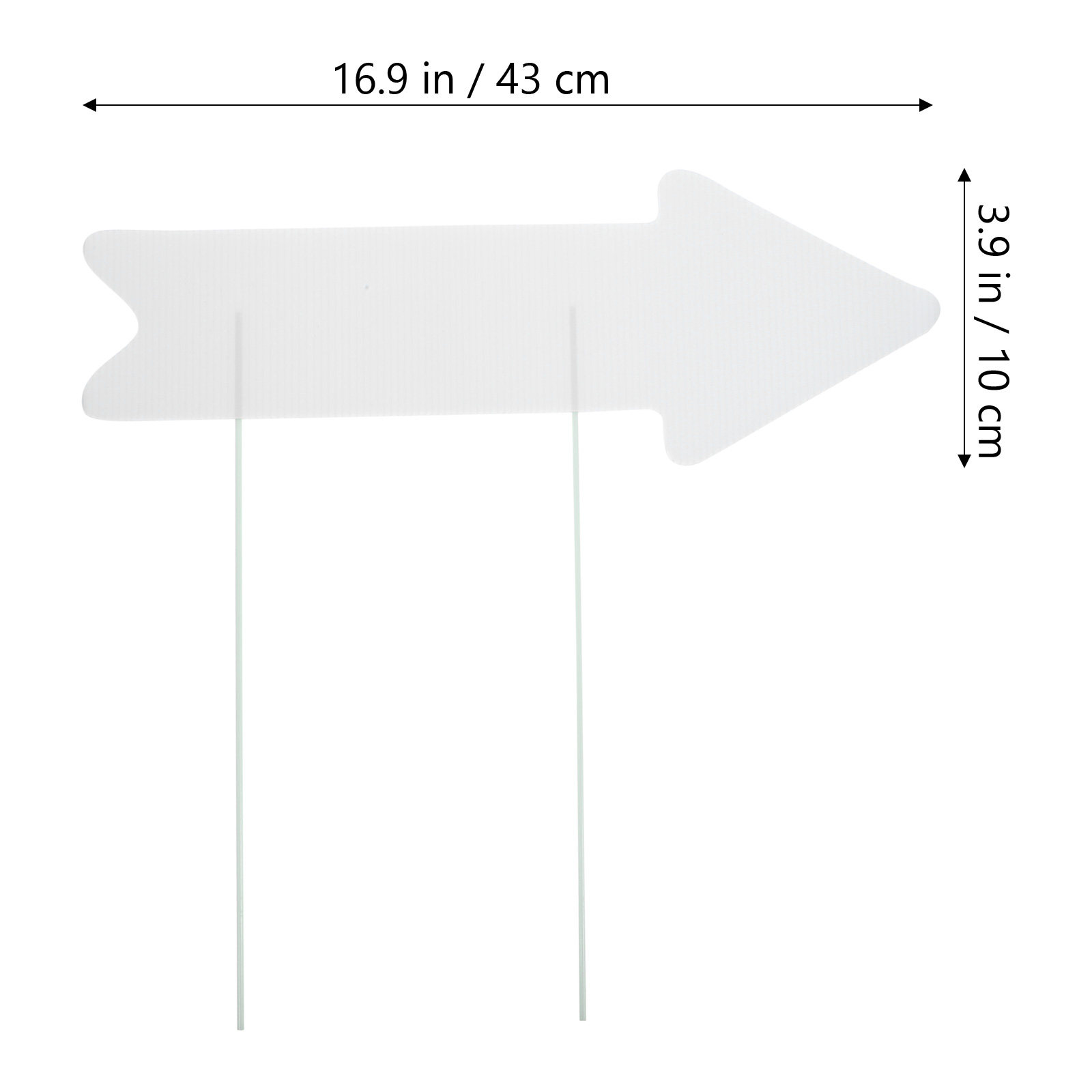 5Pcs Blank Plastic Yard Signs  - đánh giá và giá Yard Sign Blank